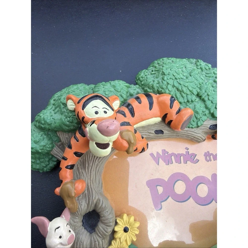 Winnie The Pooh Picture Frame 3D Vintage Disney Pooh & Friends 3.5x5